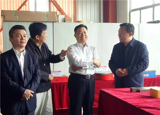 雷啟軍市長蒞臨我廠參觀考察指導工作