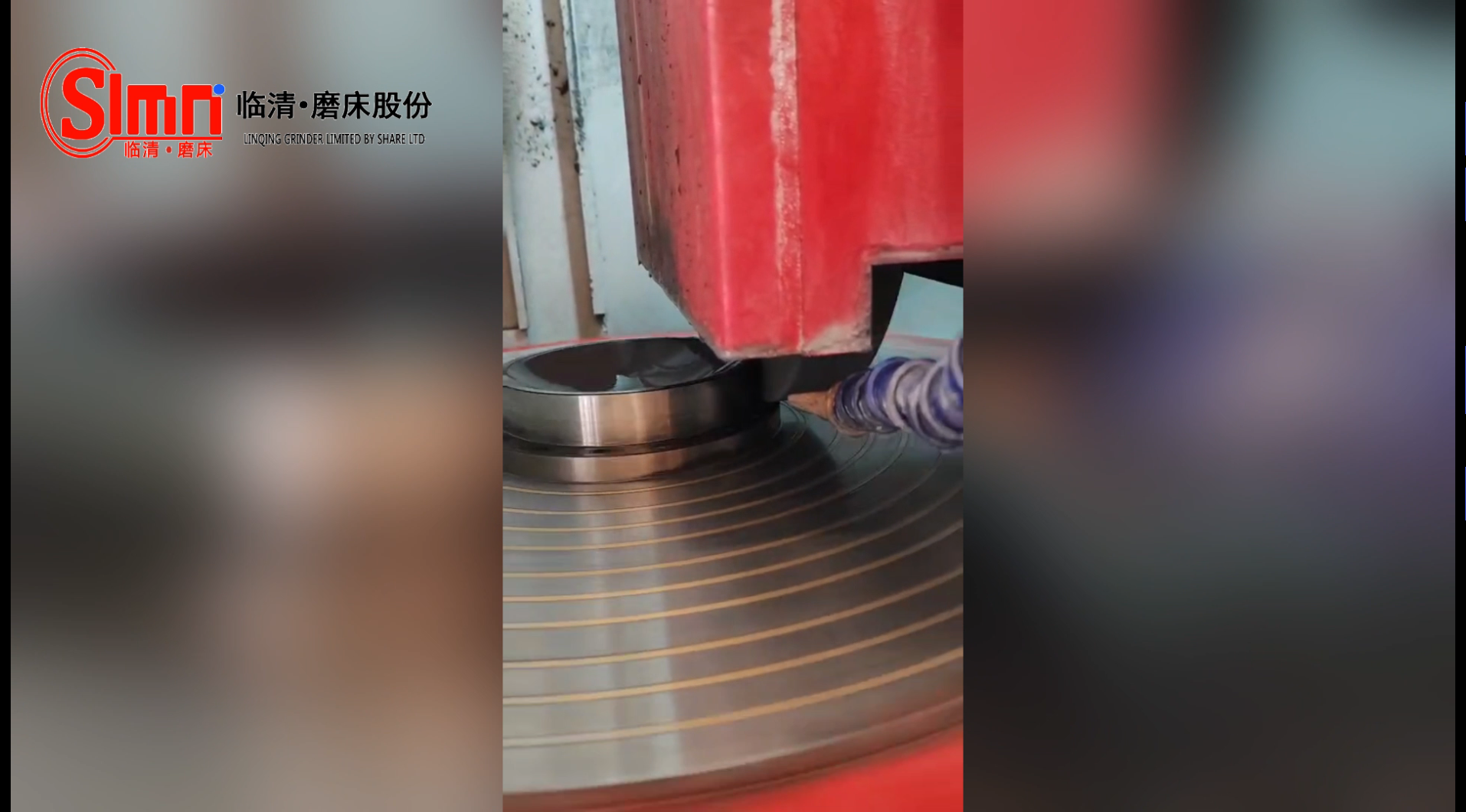 臥軸圓臺平面磨床磨削臺階片
